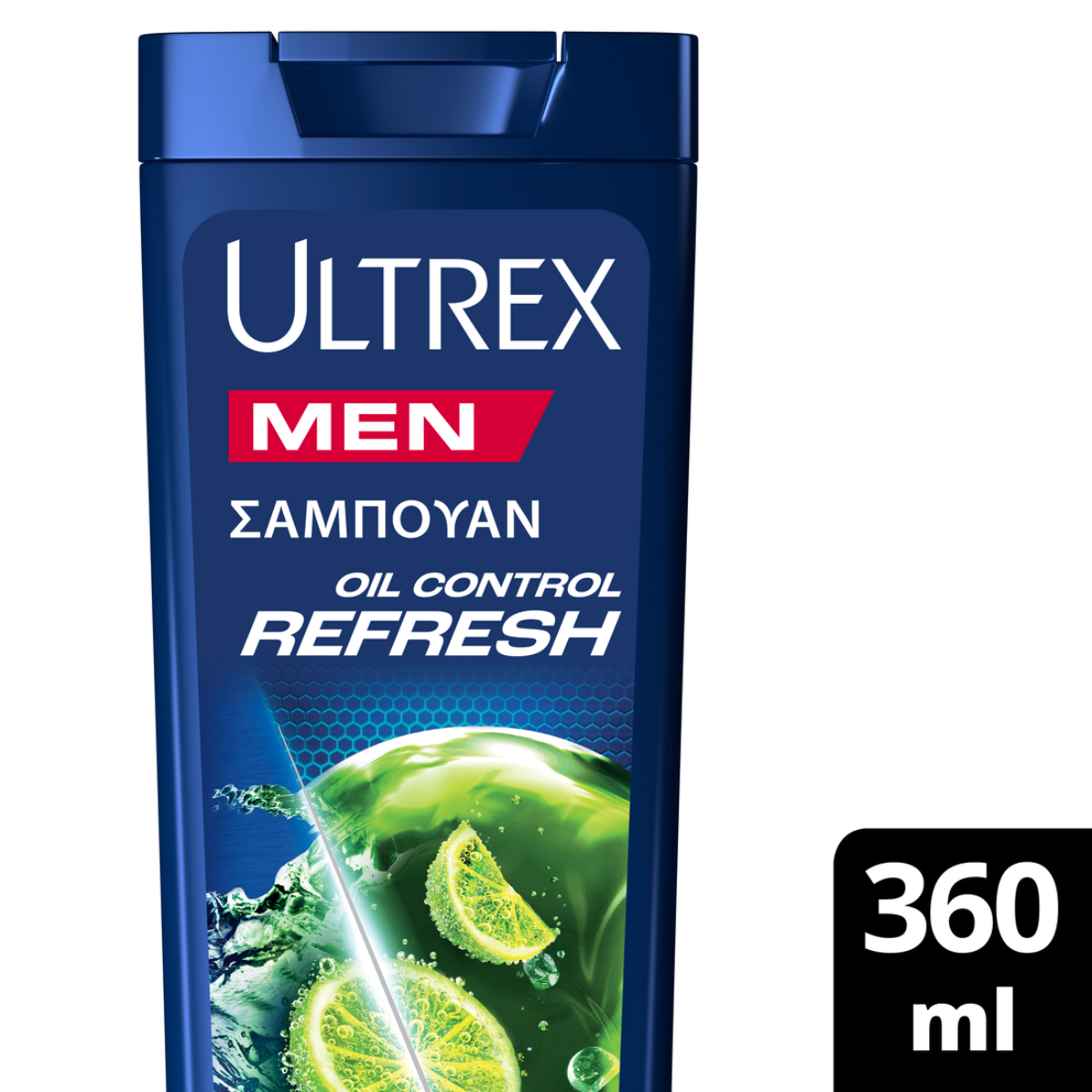 Ultrex Men Σαμπουάν Αντιπιτυριδικό Oil Control Refresh Λιπαρά Μαλλιά ...