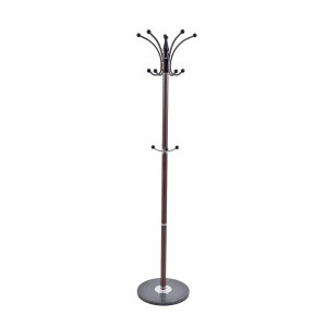 Καλόγερος Ρούχων Μεταλλικός Καφέ 181 cm