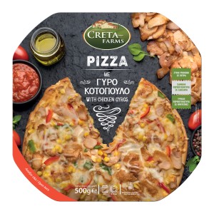 Creta Farms Πίτσα Με Γύρο Κοτόπουλο 500 gr