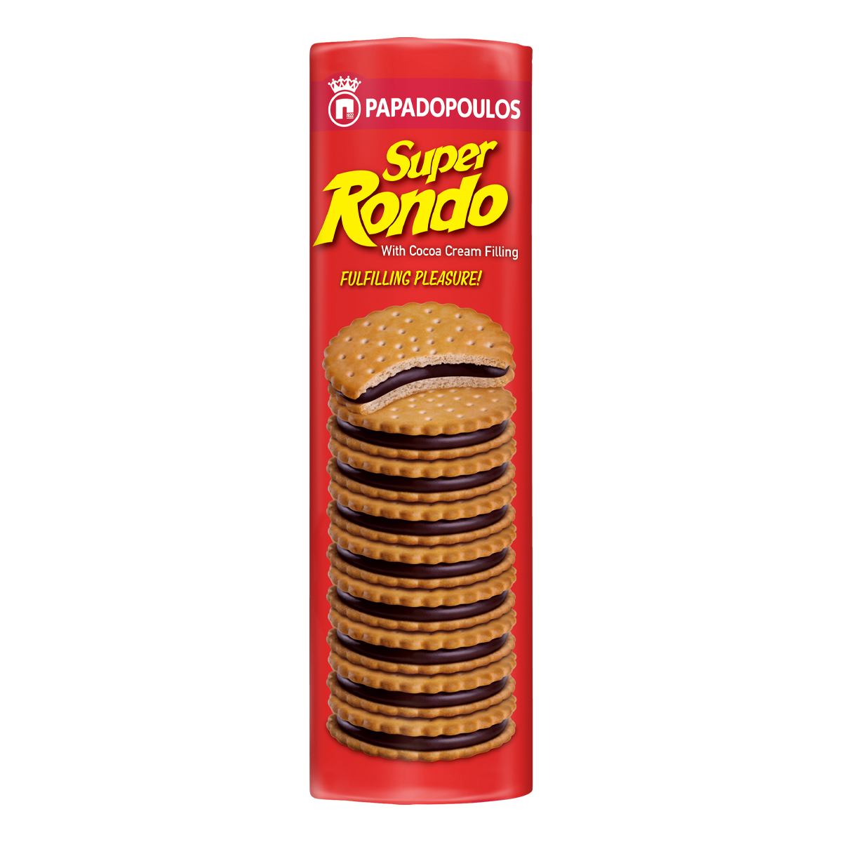 Super Rondo Παπαδοπούλου Super Rondo Μπισκότα Γεμιστά Με Σοκολάτα Vegan 500 gr ...