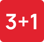 3+1